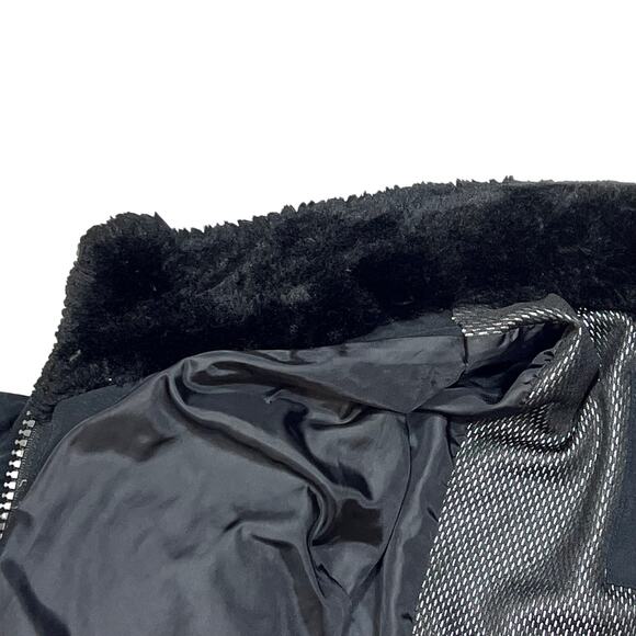 Arctic Expedition Down Black Parka Coat Women Large Designed in Canada - Picture 10 of 10